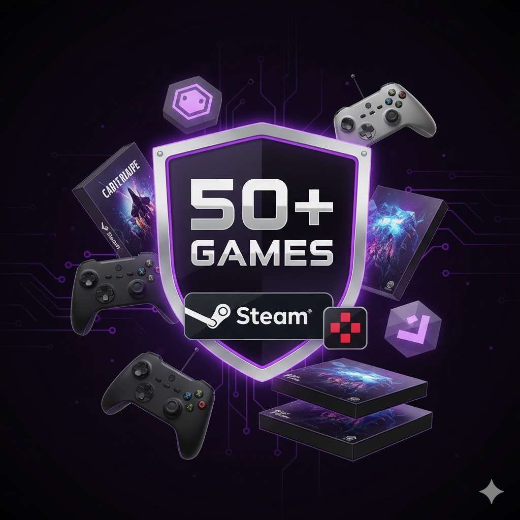 بكج+50 لعبه حساب ستيم