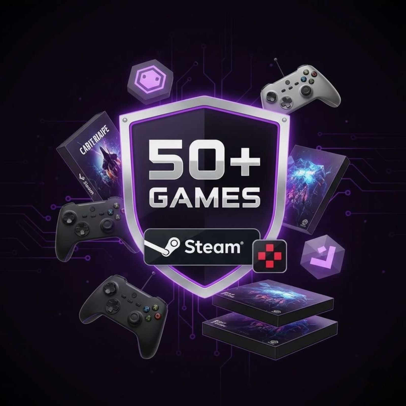 بكج+50 لعبه حساب ستيم